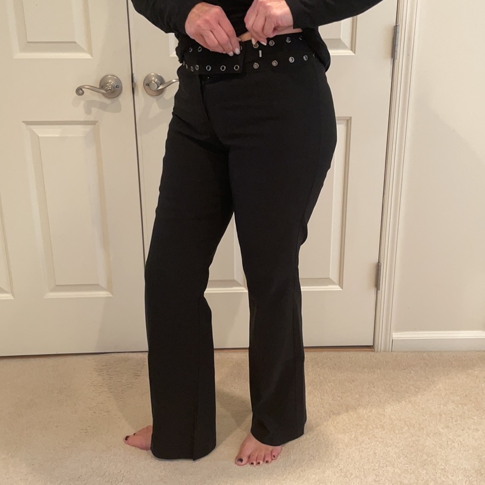 High Waisted Black Pants